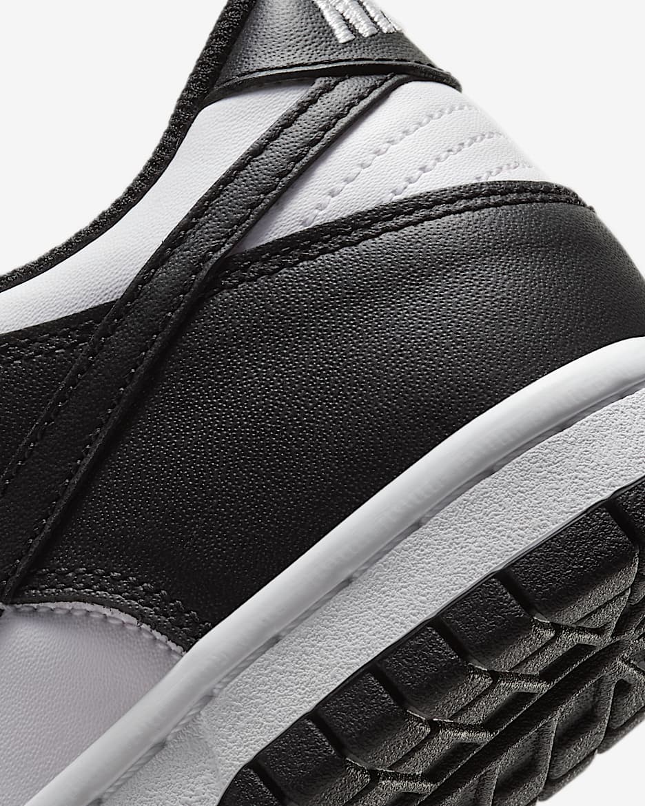 Nike dunk low zwart wit hotsell